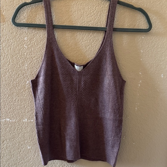 a new day Tops - Women's Brown Knit Tank Top